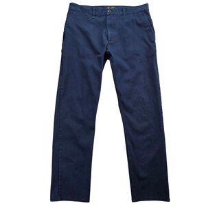 Nike SB Men's Flex Icon Chino Skateboarding Pants Navy Preppy Trousers sz 34